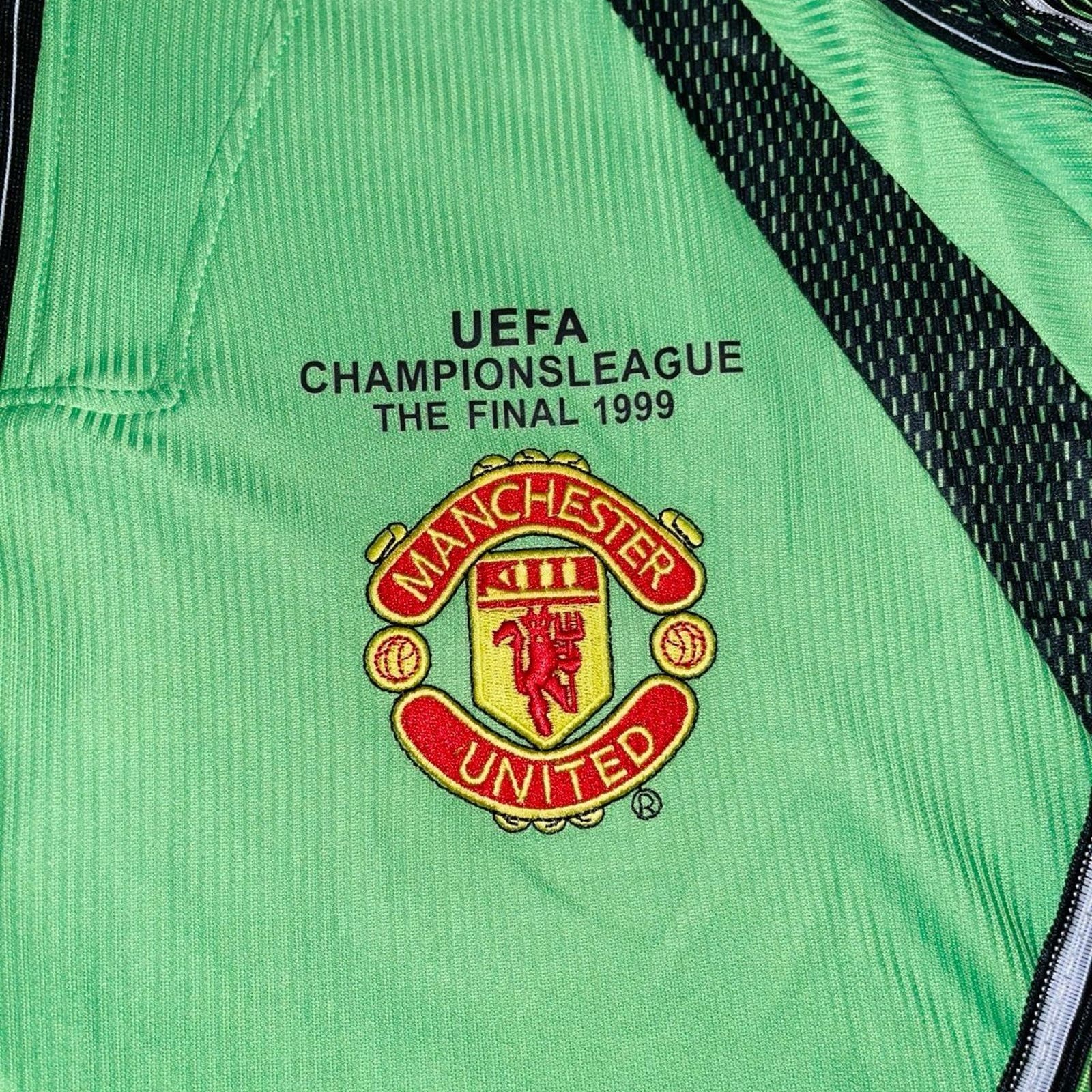 Manchester United 1999 UEFA Champions League Final #1 SCHMIECHEL Jersey XL