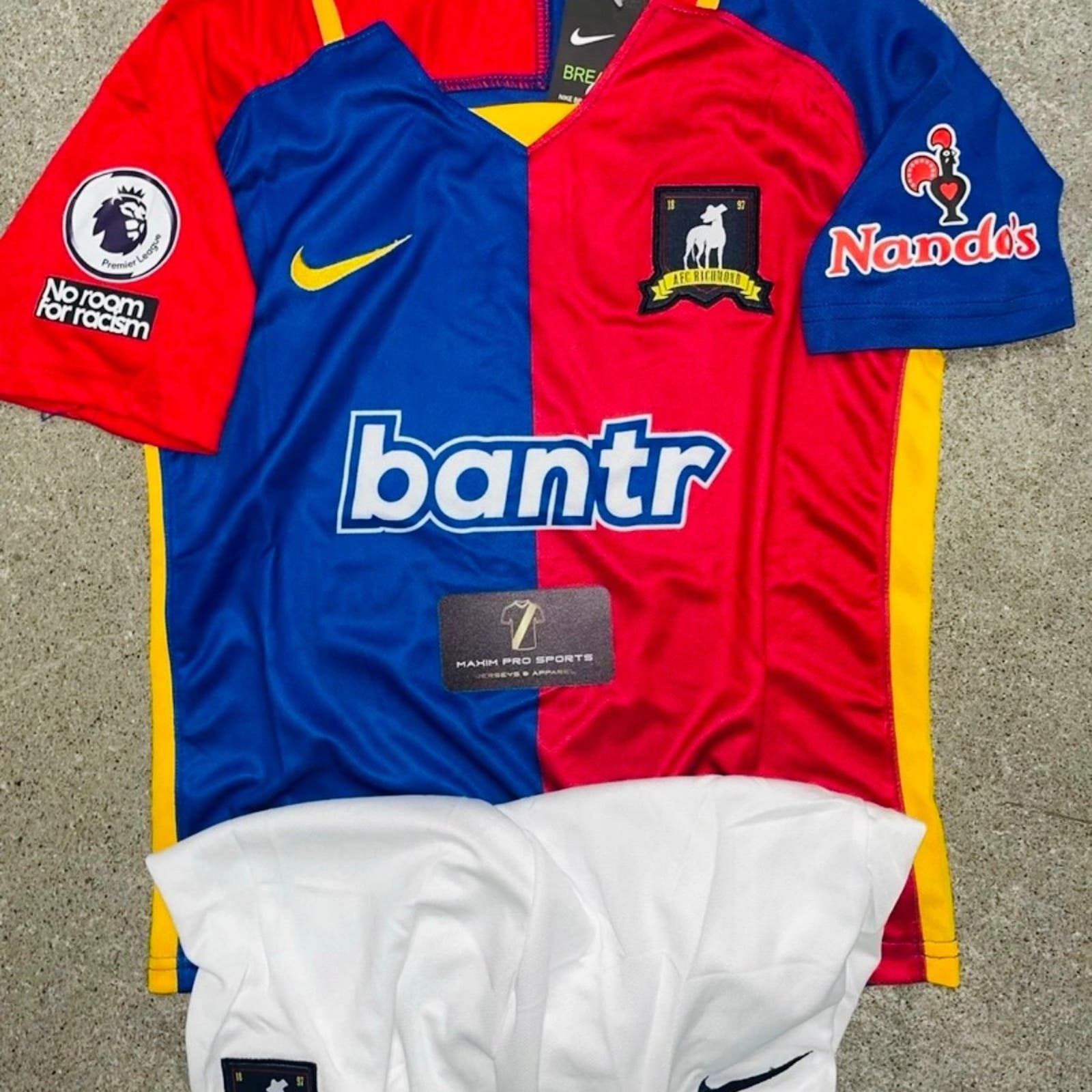 AFC Richmond 2023-24 Home Nike Youth M Kit Soccer jersey + shorts Ted Lasso 20