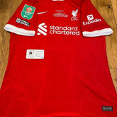 Liverpool FC “2024 CARABOU Final” #4 VIRGIL Van Dijk Home Nike Soccer Jersey S