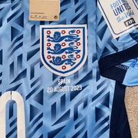 England Lionesses World Cup Final 2022 Soccer Jersey Womens XL