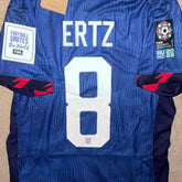 #8 ERTZ USWNT 2023 World Cup Away Blue Nike WOMENS LARGE Soccer Jersey